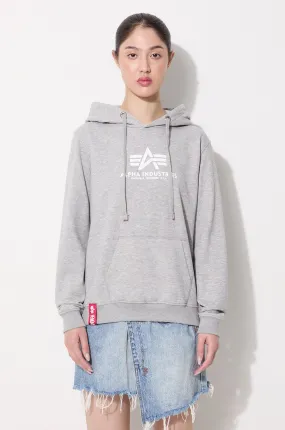 Alpha Industries Women's Hoodie Grey
