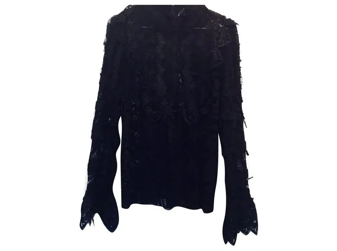 Anna Sui Tops Negro 