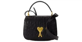 Bandolera Paris - AMI Paris - Cuero - Negro 