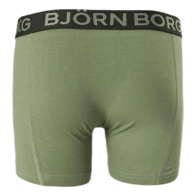 Björn Borg 5-Pack Sammy Shorts Jr Green