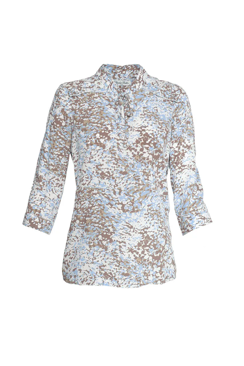 Blusa con Corbatin Claudia Ivette 2707