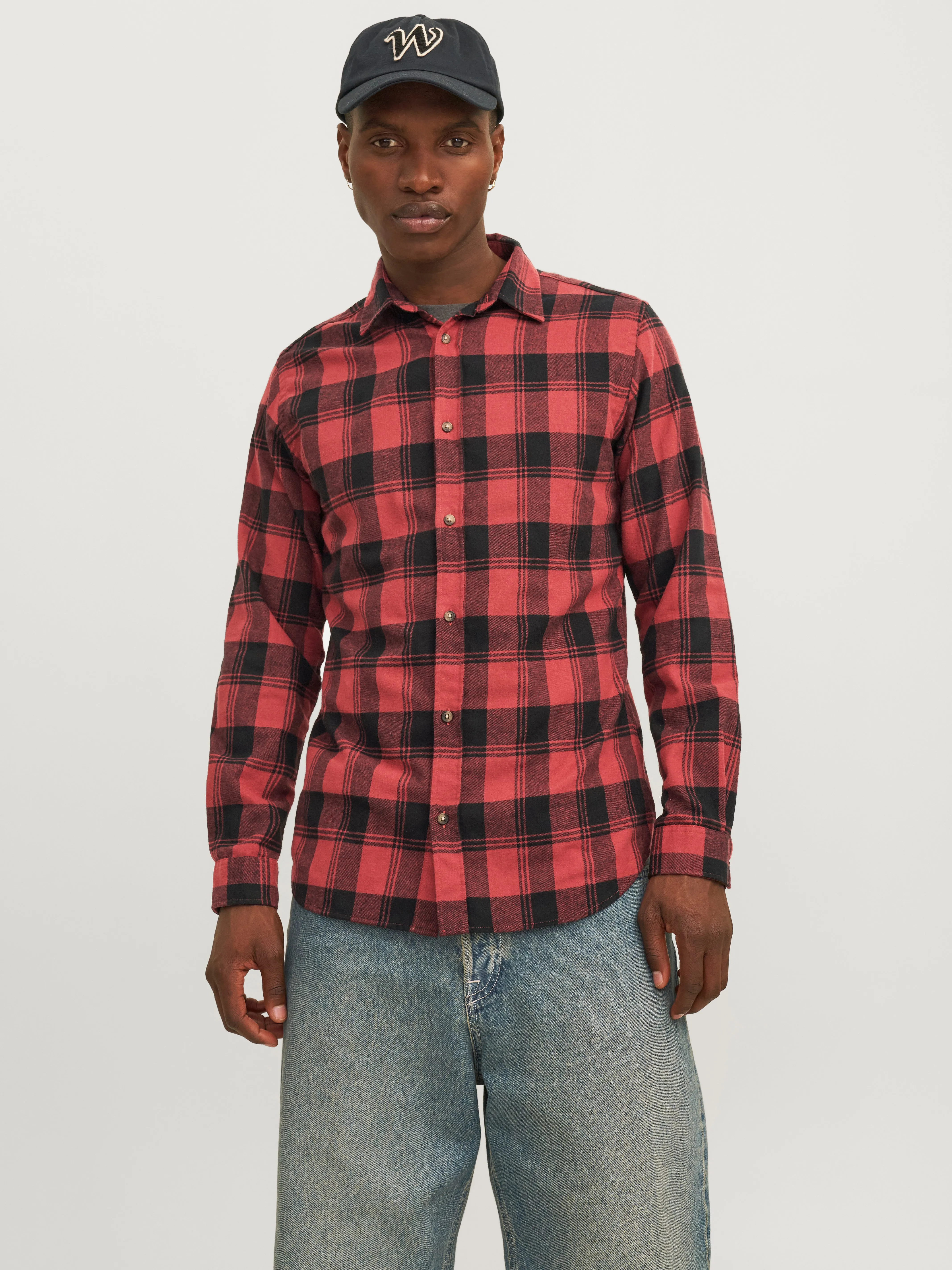 Camisa Corte slim | Rojo oscuro | Jack & Jones®