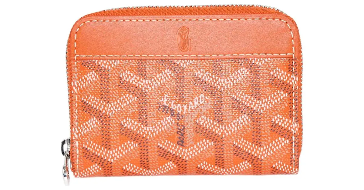 Cartera Goyard Goyardine Matignon Pm naranja 