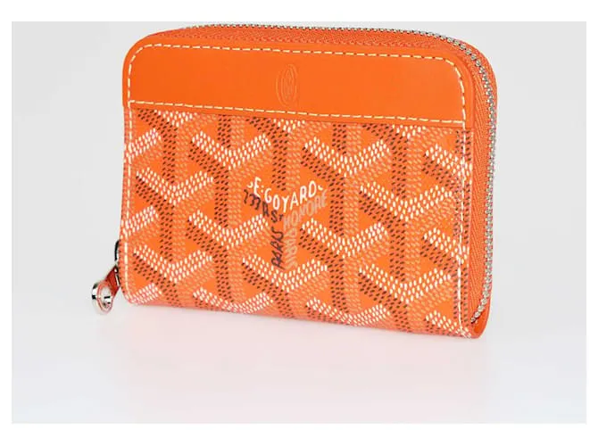 Cartera Goyard Goyardine Matignon Pm naranja 