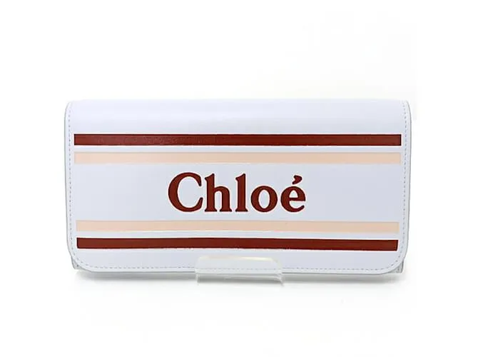 Cartera Larga Chloé VICK Multicolor Gris 