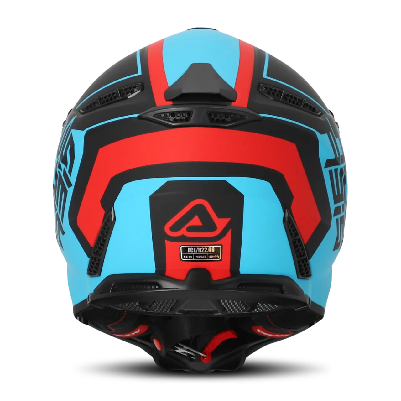 Casco de Cross Acerbis Profile 5 Rojo-Azul