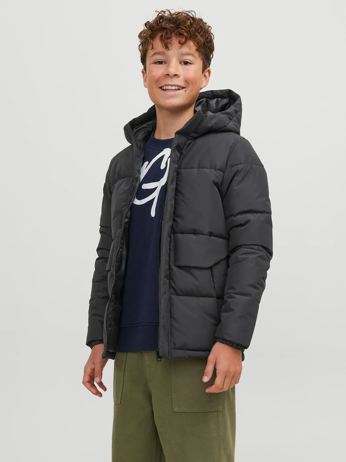 Chaqueta corta acolchada Bebés | Negro | Jack & Jones®