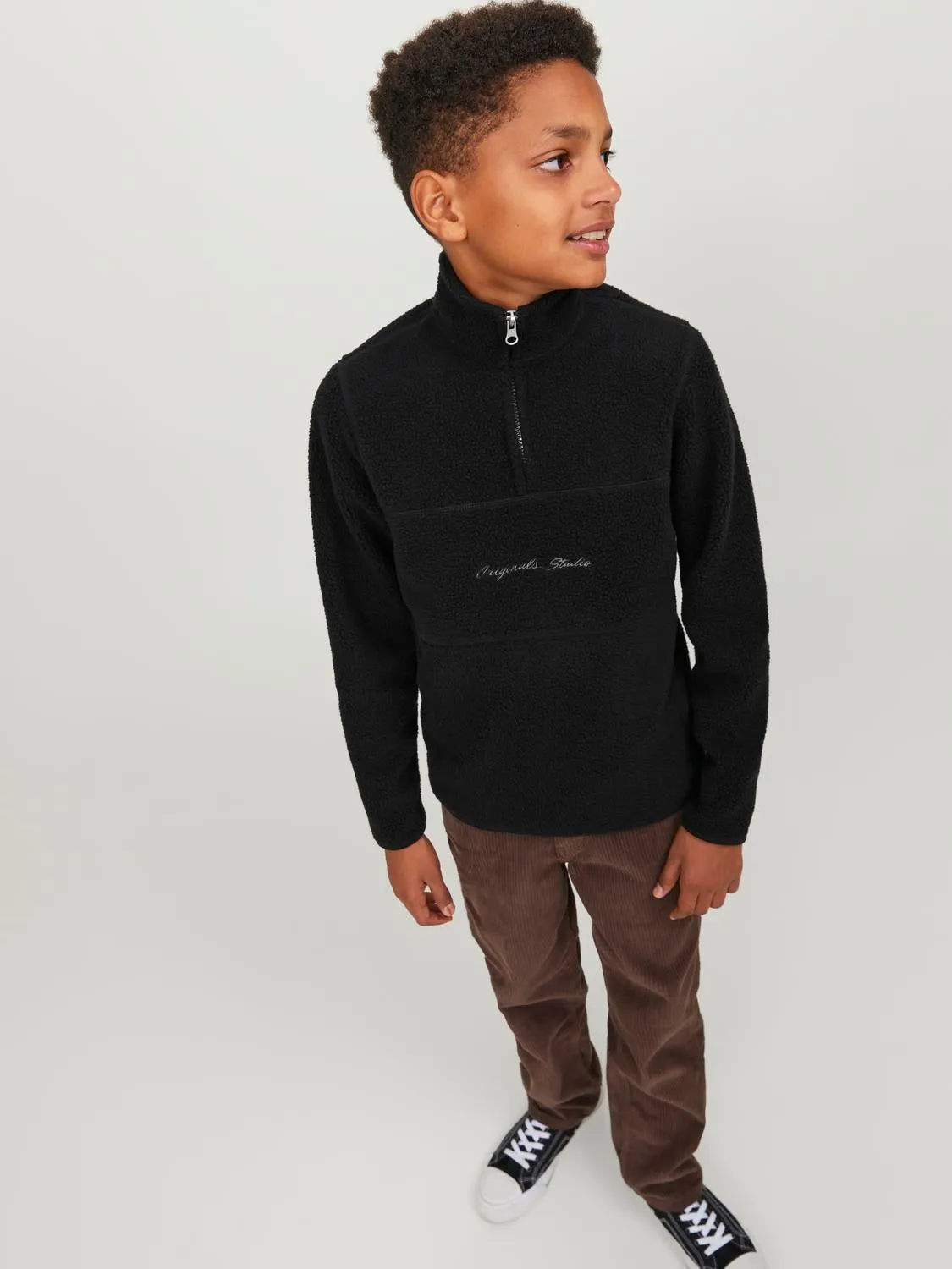 Chaqueta de tela polar Junior | Negro | Jack & Jones®