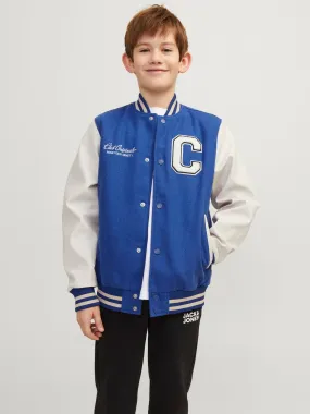 Chaqueta estilo béisbol Junior | Azul oscuro | Jack & Jones®