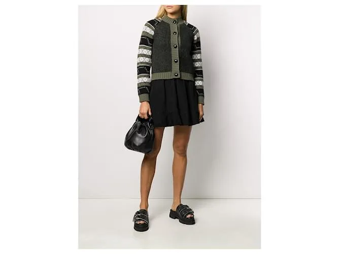 Comme Des Garcons Falda de Algodón Negra Comme des Garçons Negro 
