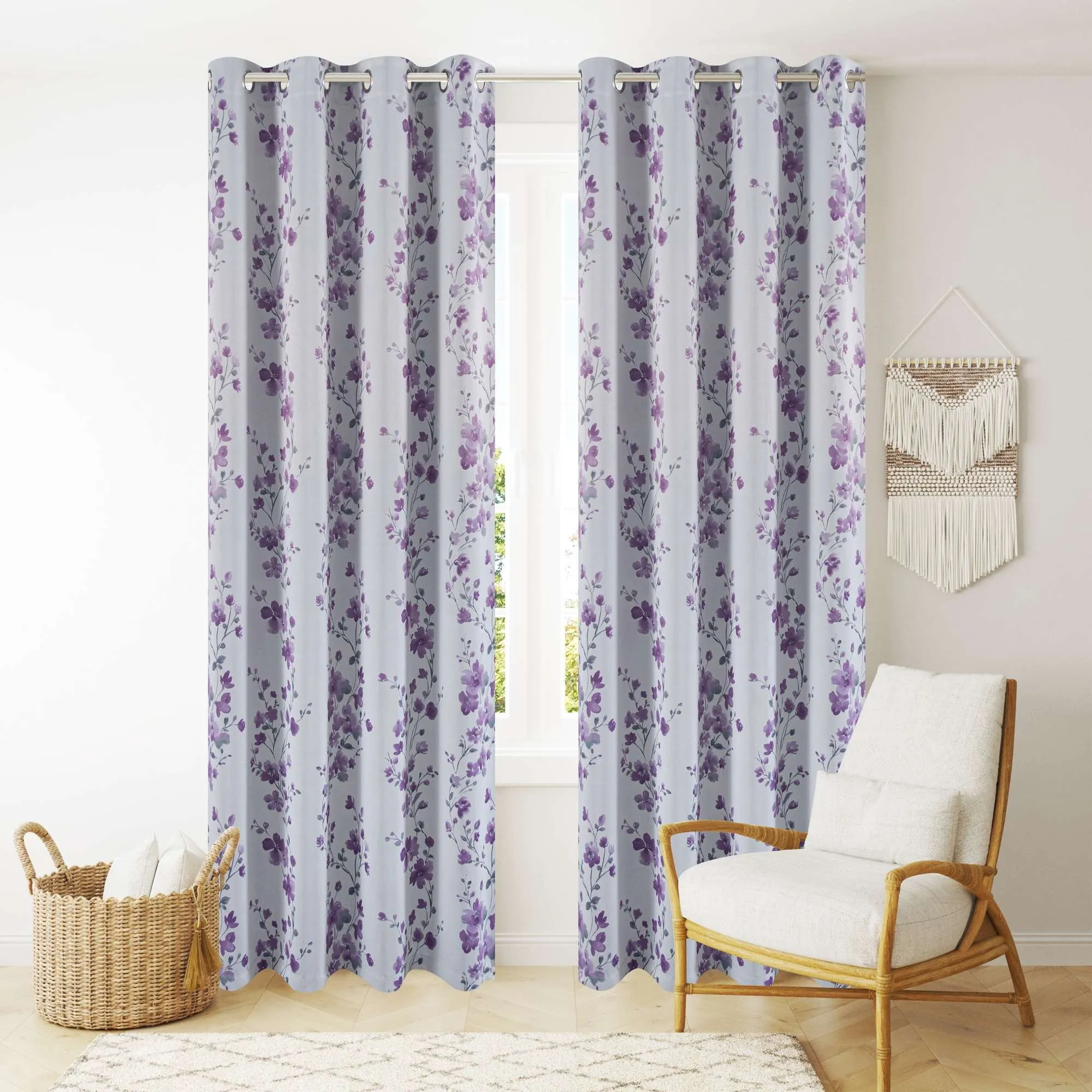 Cortina Blackout Scarlet Lavanda 55x90 Pulgadas