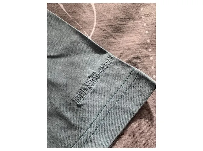 Hermès Tops Azul 