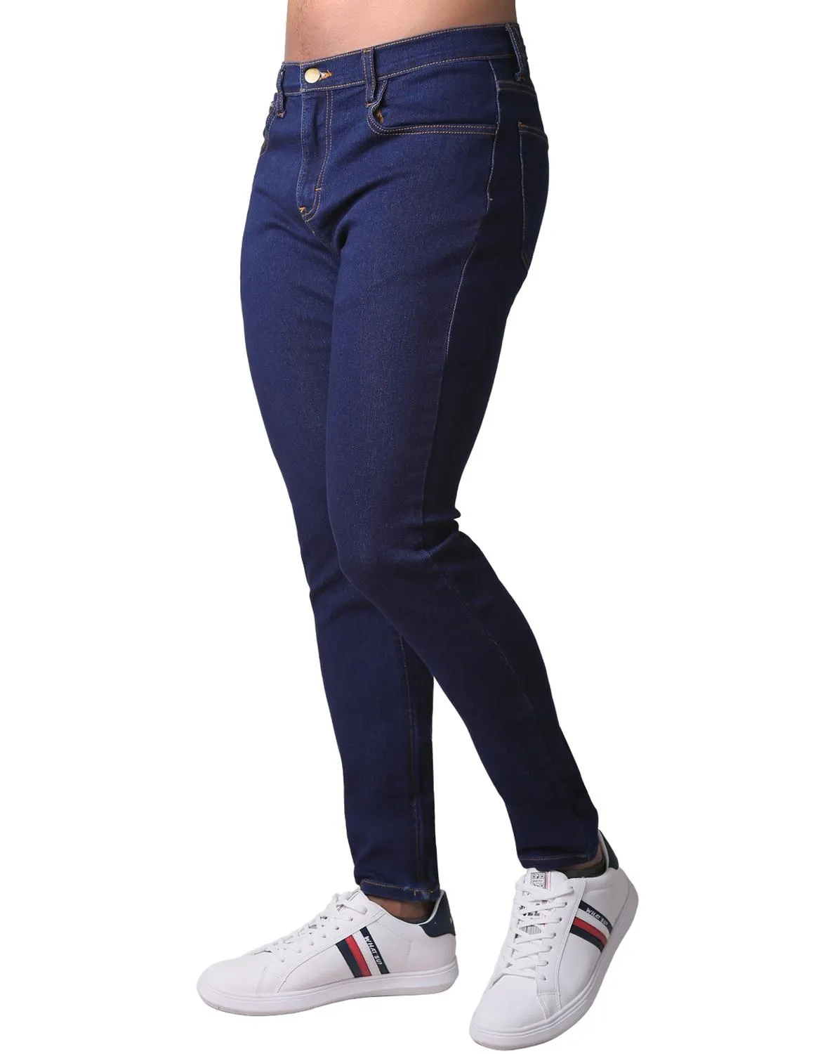 Jeans Hombre Básico Skinny Azul Stfashion 63104427
