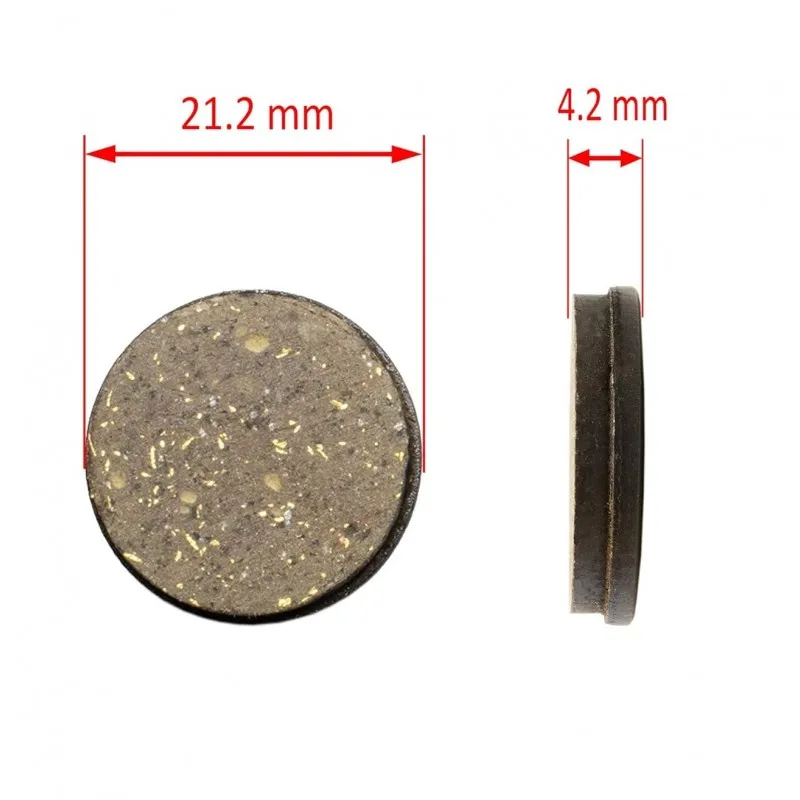 Juego de pastillas de freno para patinete eléctrico (circular)