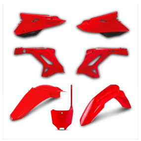 Kit de Plásticos Polisport Restyling Rojo