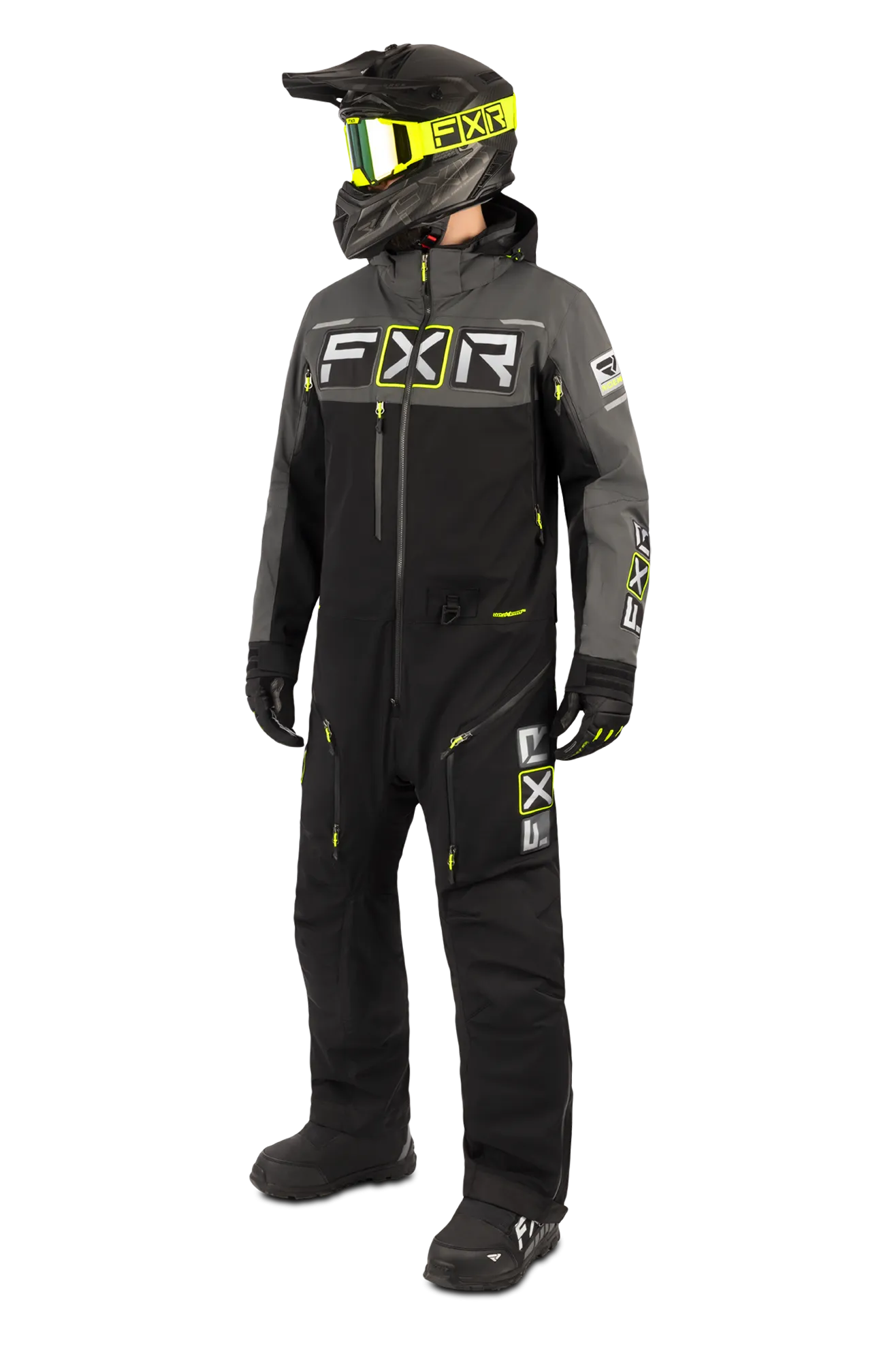 Mono con Aislamiento FXR Maverick F.A.S.T. Negro-Carbón-Hivis 