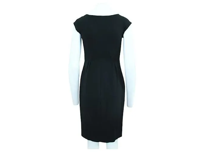 MOSCHINO Vestido pequeño negro con nudo 