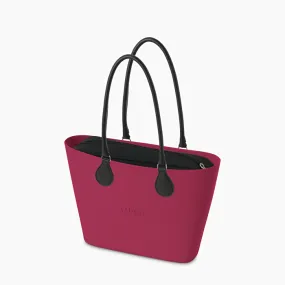 O bag urban sangria y negro nubuck