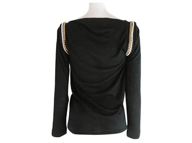 Sacai Luck Tops Negro 