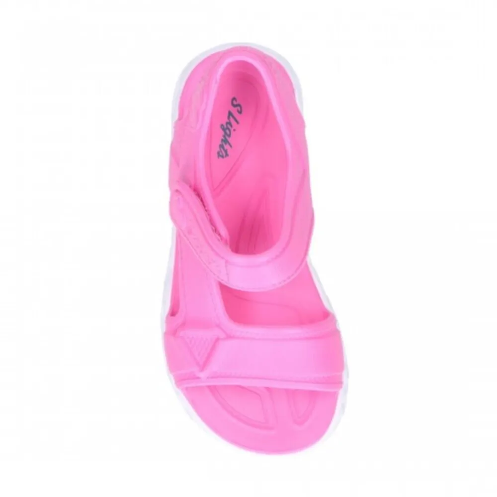 SANDALIAS SKECHERS HEART LIGHT ALWAYS FLASHY ROSA 308045L-PNK