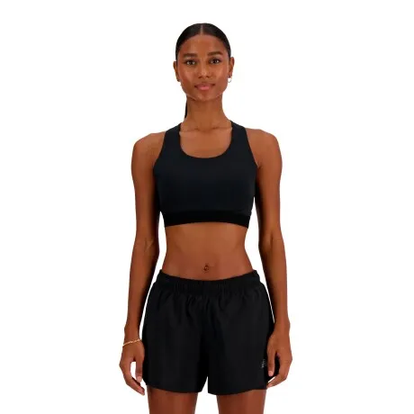 Top New Balance de Dama - SLEEK MEDIUM SUPPORT - WB41046BK - BLACK