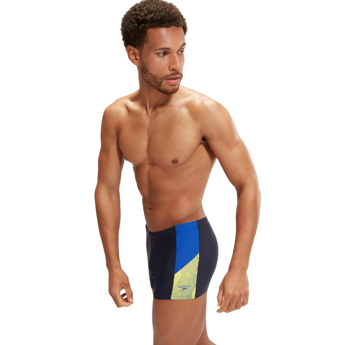 Traje de Baño Natación Hombre Speedo Dive Aquashort Azul