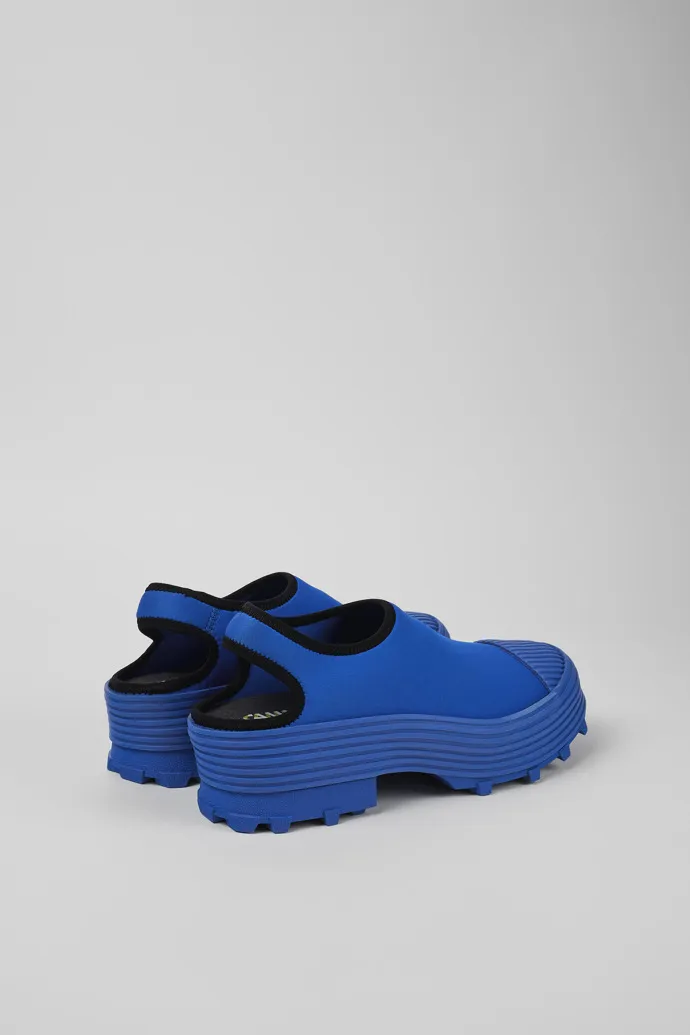 Traktori Zueco de tejido azul