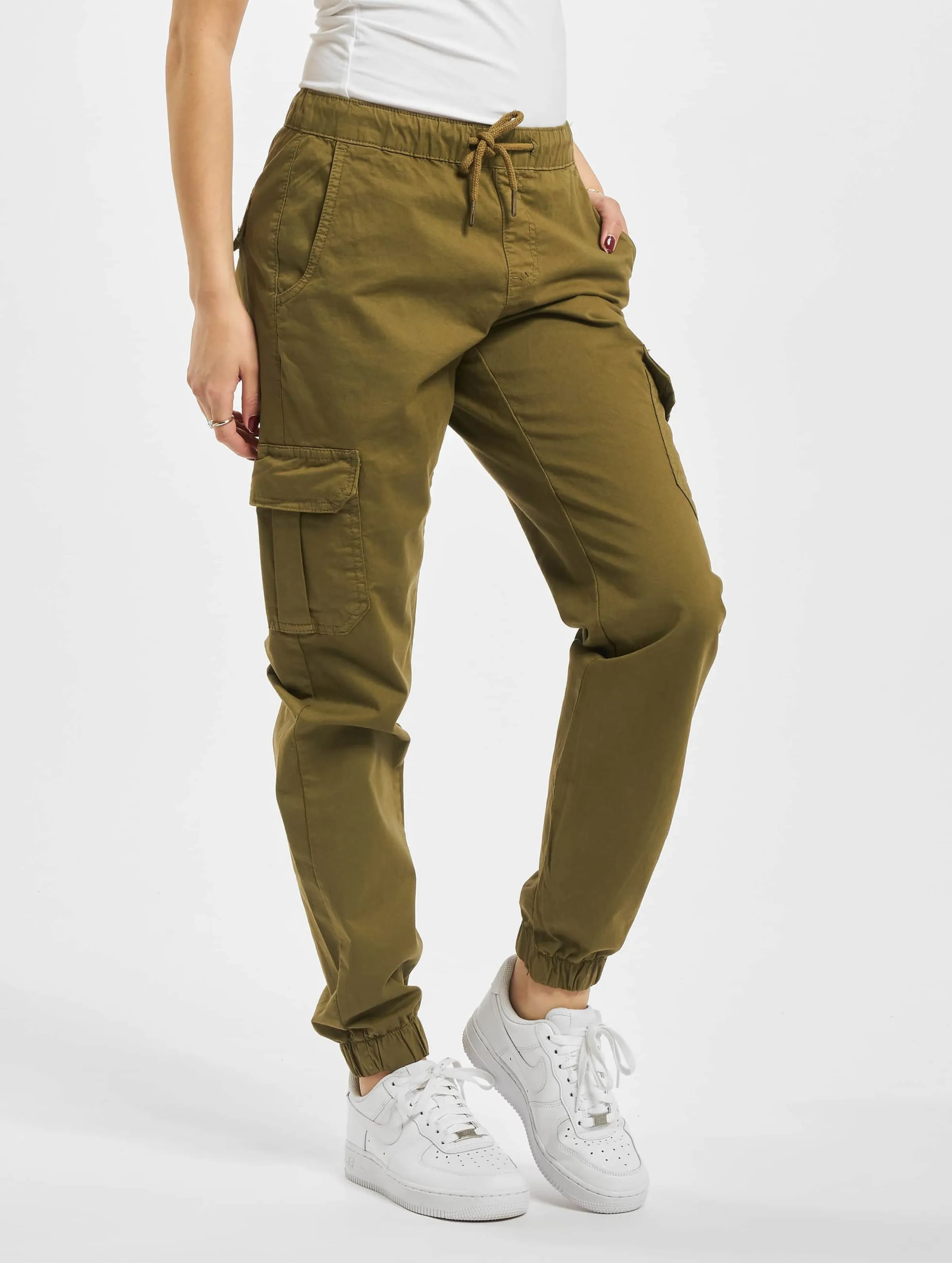 Urban Classics Ladies High Waist Cargo Jogging