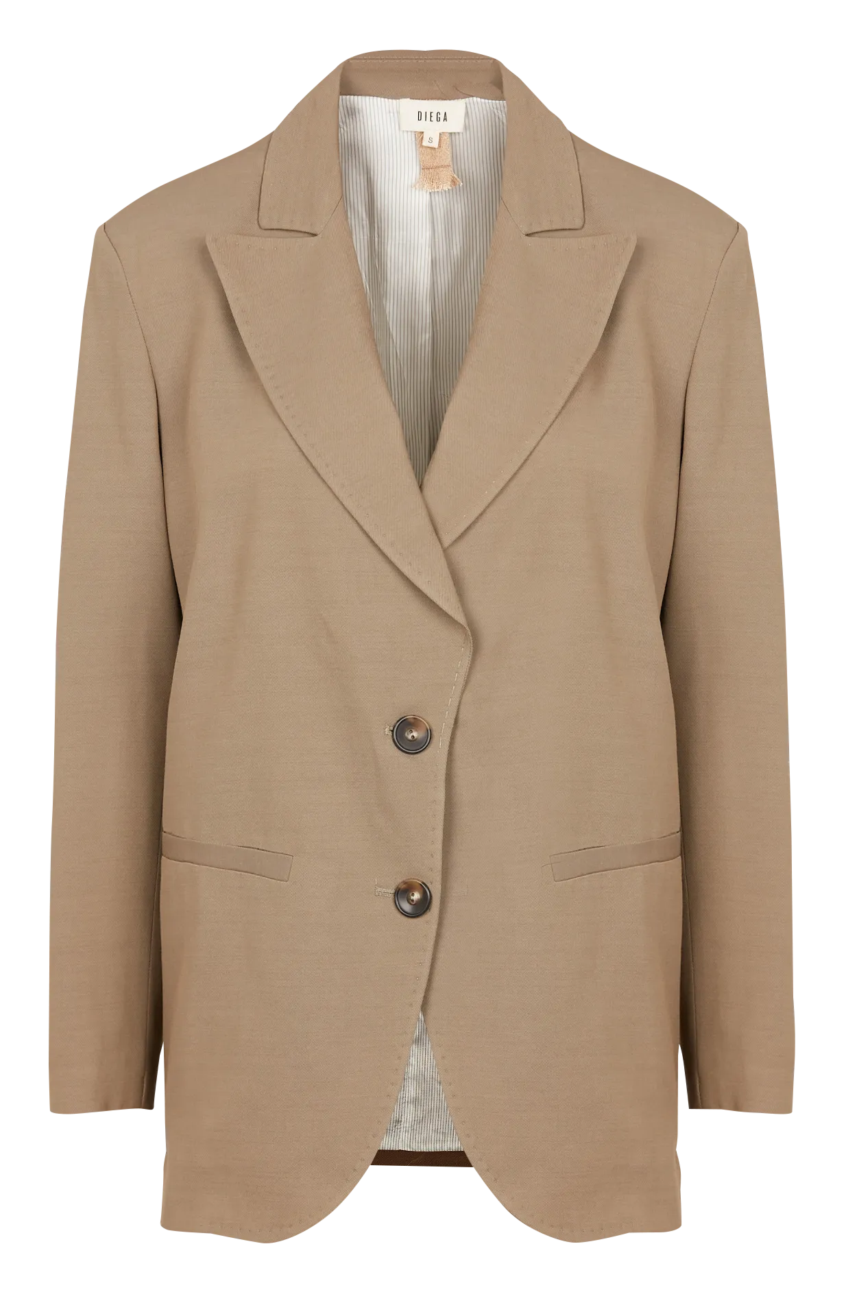 VILLO - Chaqueta sastre recta en beige